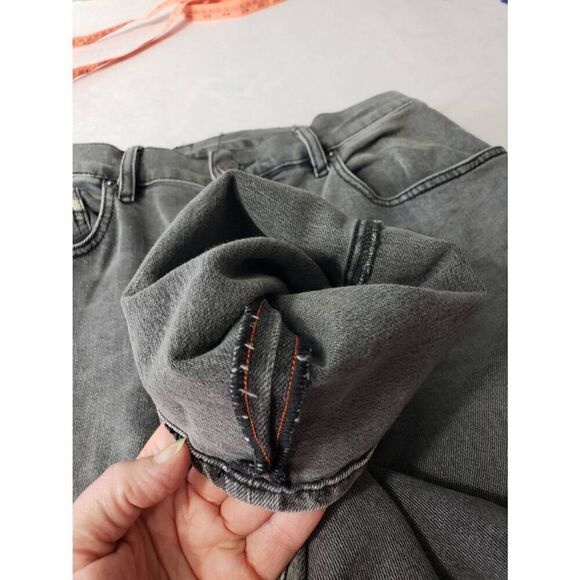 Diesel Button Fly Men's Distressed / Faded Black / Grey Jeans Sz. 36 Waist - Picture 5 of 7